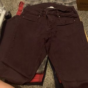 Maurices Brown Jegging. Small Regular length